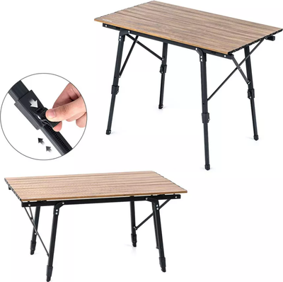 Стол складной Naturehike 90х52х68см / NH19Z003-D-WG (светло-коричневый)