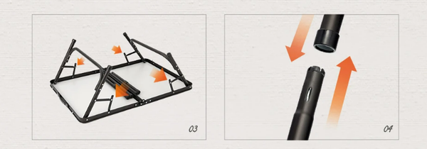 Стол складной Naturehike 90х60х37см / NH20JJ028-LWOOD (темно-коричневый)