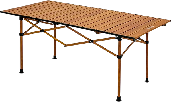 Стол складной Naturehike 116.5х60х50.5см / CNH22JU038-LSI (коричневый) - фото