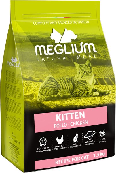 Сухой корм для кошек Meglium Cat Kitten Chicken / MGS1301 - фото