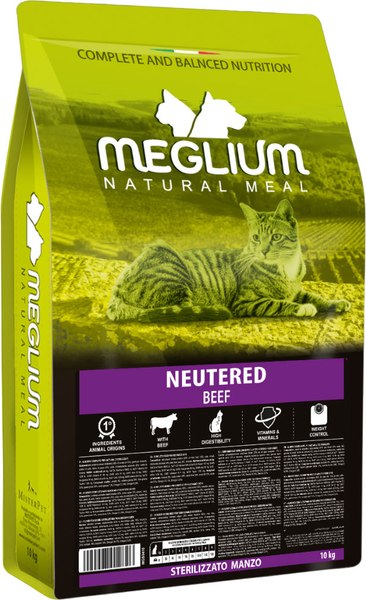 Сухой корм для кошек Meglium Cat Adult Neutered Beef / MGS0410 - фото