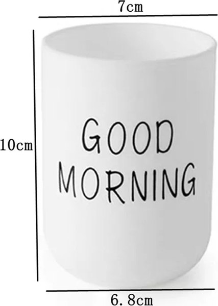 Стакан для зубной щетки и пасты Saniteco 6499002871B