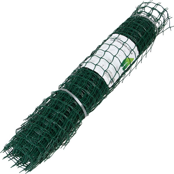 Сетка садовая GREENGO 1x10м ячейка квадрат 50x50мм