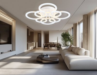 Люстра Ambrella FA8945/4+4 WH