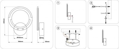 Бра Ambrella FA8946 WH
