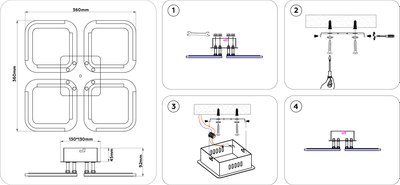 Люстра Ambrella FA8947/4 WH
