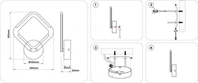 Бра Ambrella FA8951 WH