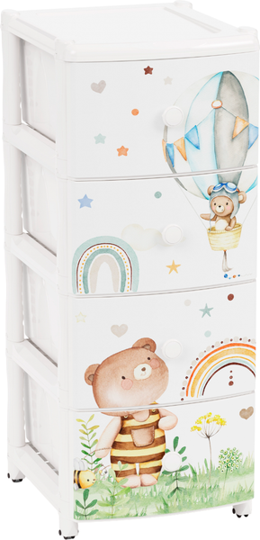 Комод пластиковый Альтернатива Мишутки / М8668 - фото