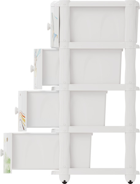 Комод пластиковый Альтернатива Мишутки / М8668