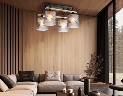 Люстра Ambrella TR3033249/4 BK/WD