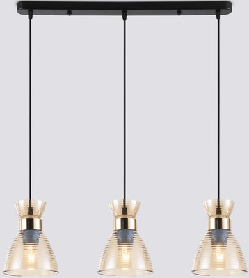 Люстра Ambrella TR3404/3 BK/FGD/TI - фото