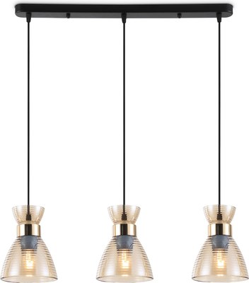 Люстра Ambrella TR3404/3 BK/FGD/TI