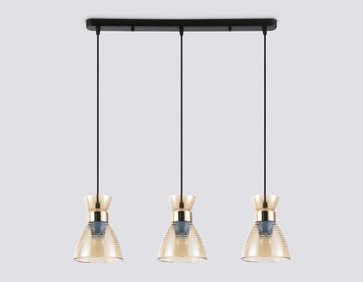 Люстра Ambrella TR3404/3 BK/FGD/TI