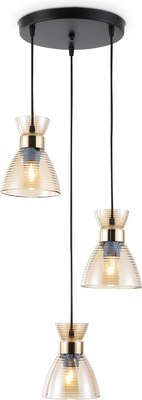 Люстра Ambrella TR3405/3 BK/FGD/TI