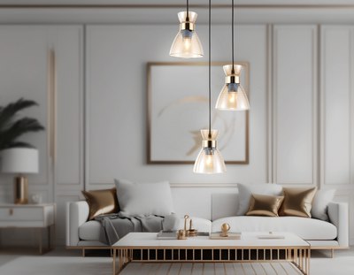 Люстра Ambrella TR3405/3 BK/FGD/TI