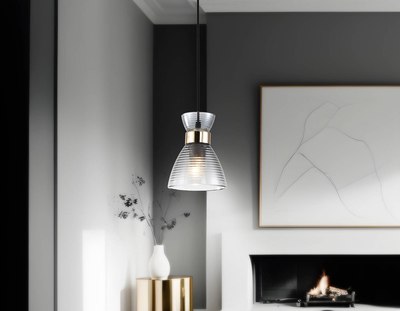 Потолочный светильник Ambrella TR3406 BK/FGD/SM