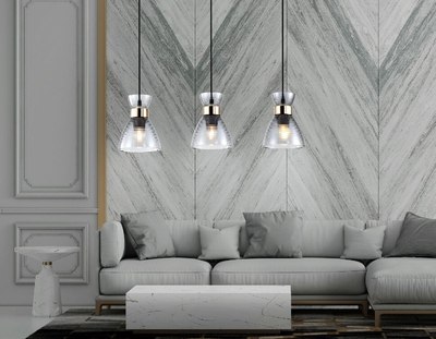 Люстра Ambrella TR3407/3 BK/FGD/SM