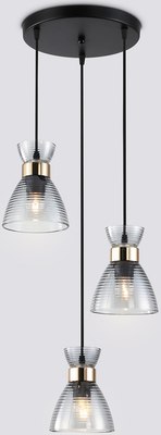 Люстра Ambrella TR3408/3 BK/FGD/SM - фото