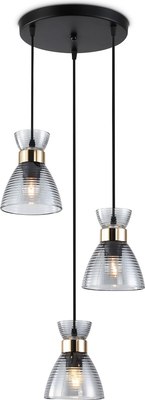 Люстра Ambrella TR3408/3 BK/FGD/SM