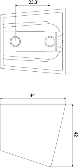 Душевой держатель Milardo 060CP01M53