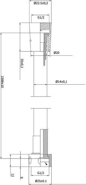 Душевой шланг Milardo Essential 180P16SM19