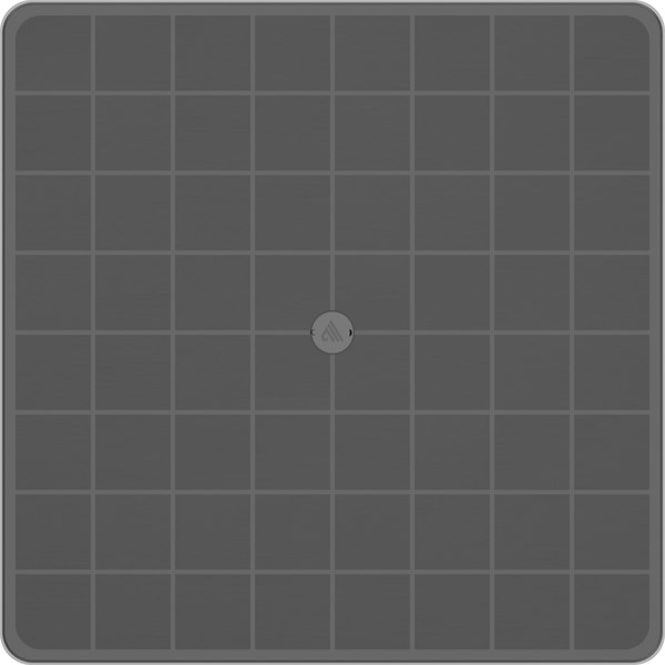 Стол пластиковый Альтернатива Атлант квадратный / М8860