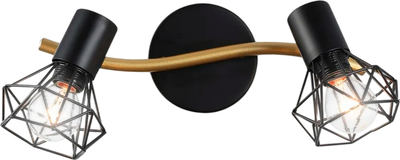 Спот Ambrella TR8656/2 BK/GD - фото