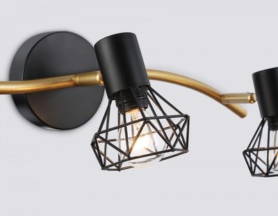 Спот Ambrella TR8657/3 BK/GD