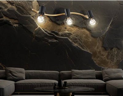 Спот Ambrella TR8657/3 BK/GD