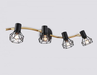 Спот Ambrella TR8658/4 BK/GD