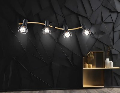 Спот Ambrella TR8658/4 BK/GD