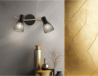 Спот Ambrella TR8660/2 BK/GD