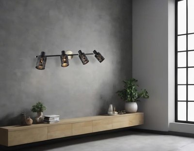 Спот Ambrella TR8670/4 BK/SB