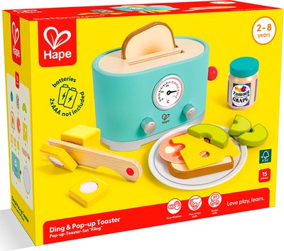 Тостер игрушечный Hape Вкусный завтрак / E3215_HP