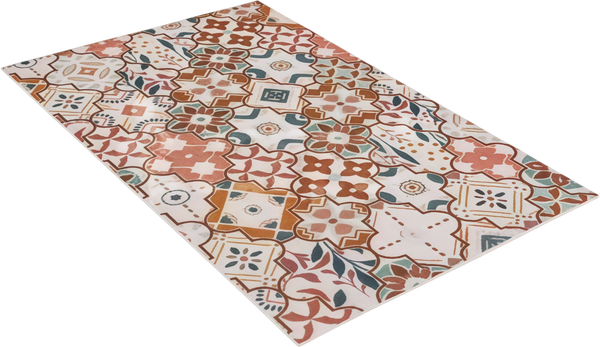 Коврик Shahintex Icarpet Print Антискользящий 106 Дамаск Узоры 40x60 / 822980 - фото