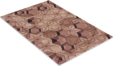 Коврик Shahintex Icarpet Print Антискользящий 136 Мрамор 40x60 / 841059 - фото