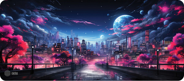 Коврик для мыши Cactus CS-MP-PRO14XXL Fantasy Space XXL - фото