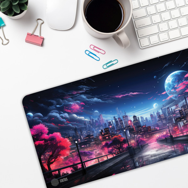 Коврик для мыши Cactus CS-MP-PRO14XXL Fantasy Space XXL