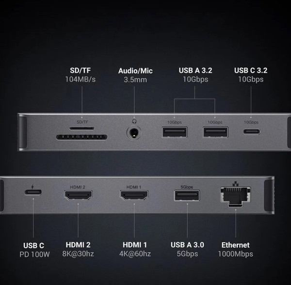 Док-станция для ноутбука Ugreen CM681 / 15978