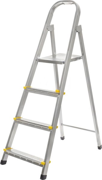 Лестница-стремянка Comfort Alumin Group Кайлас 4 ступени / 005908 - фото