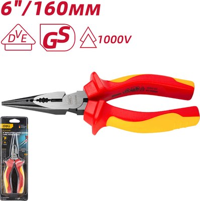 Длинногубцы Deli EDL512106