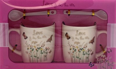 Набор кружек с ложками DomiNado AF1328 - фото