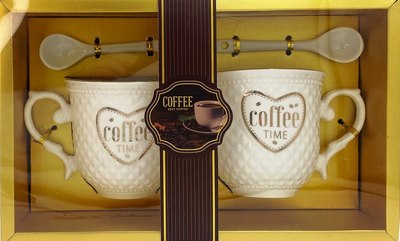 Набор кружек с ложками DomiNado AB008 - фото