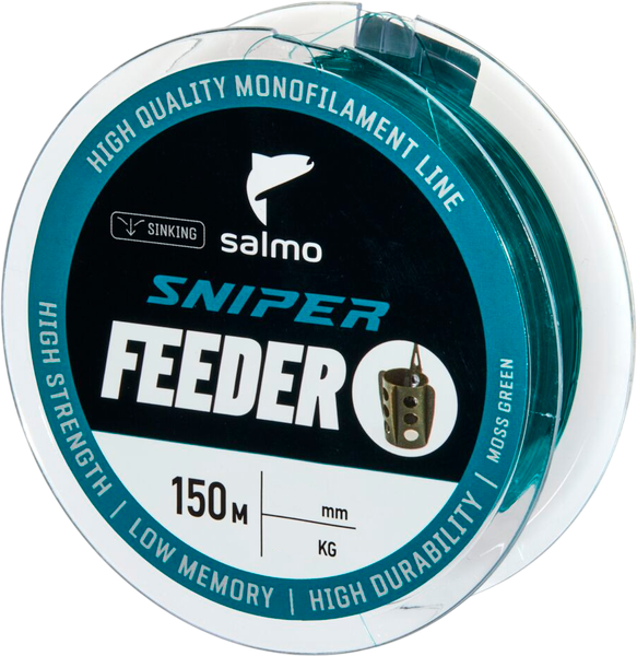 Леска монофильная Salmo Sniper Feeder Moss Green 150/020 / 4020-020
