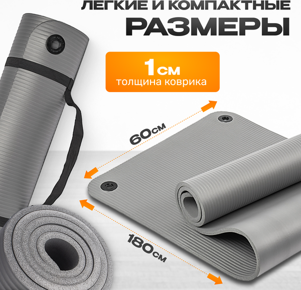 Набор для фитнеса Sundays Fitness Валик IR97435B + Коврик IR97506
