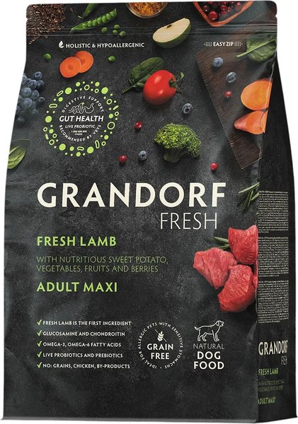 Сухой корм для собак Grandorf Adult Maxi Breeds Fresh Lamb&Sweet Potato - фото