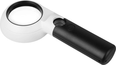 Лупа ручная Veber MG755 с подсветкой / 31775 - фото