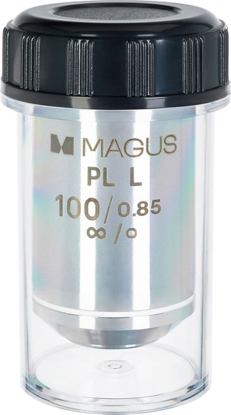 Объектив для микроскопа Микромед PL L100x/0.85 WD 0.4мм / 31909 - фото