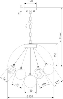 Люстра Евросвет Anait 30178