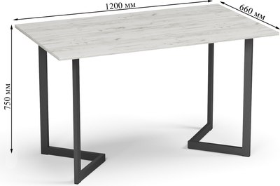 Обеденный стол Soma Miata 120x66